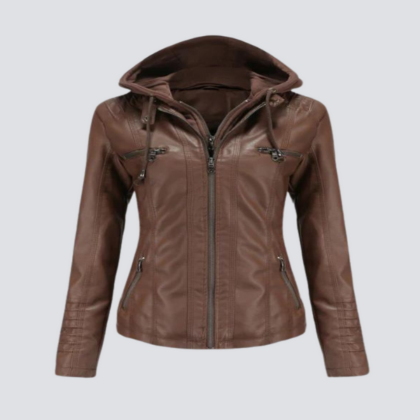 Olaria™ | Bequeme Vegane Lederjacke