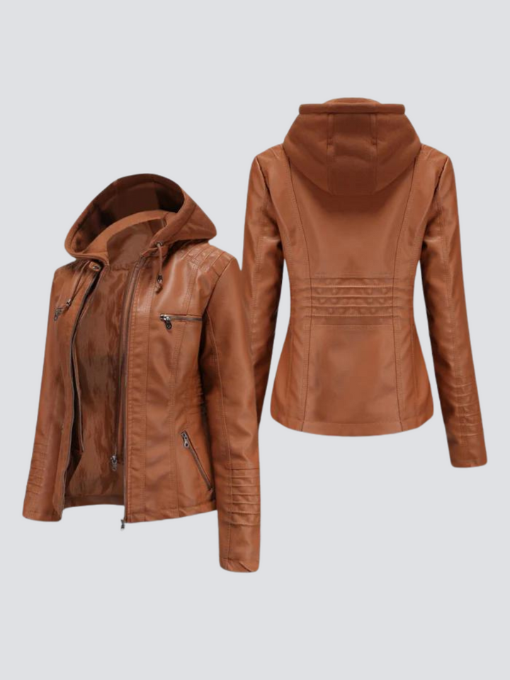 Olaria™ | Bequeme Vegane Lederjacke