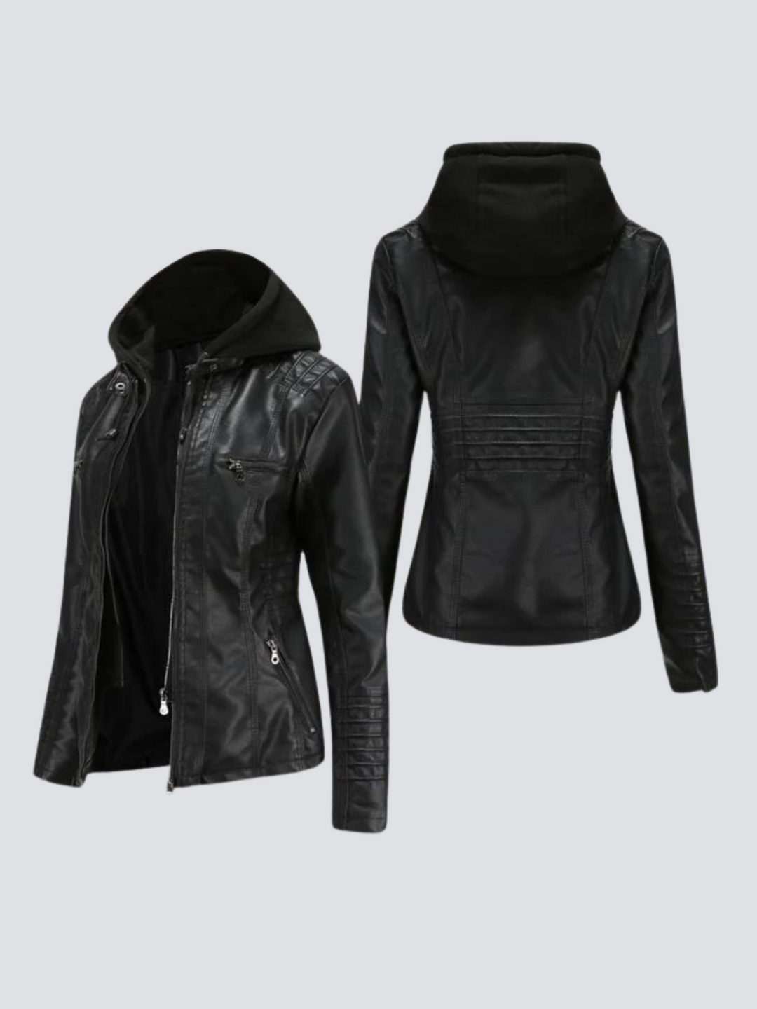 Olaria™ | Bequeme Vegane Lederjacke